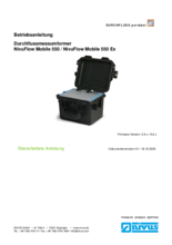 Betriebsanleitung | Durchflussmessumformer NivuFlow Mobile 550 / NivuFlow Mobile 550 Ex (Rev. 01)