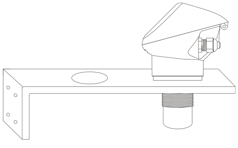 [Translate to Francais:] Wandmontagewinkel für NivuCompact