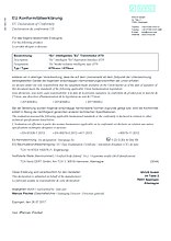 EC type examination certificate EX Separator Module