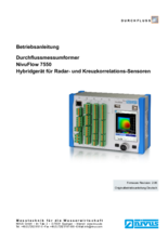 Betriebsanleitung | NivuFlow 7550