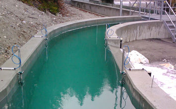 Application example flow measurement for hydro power 