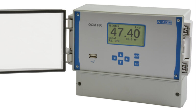 OCM FR Messumformer für Durchflussmessung bei teil- und Vollfüllung in Rohren und U-Profilen bis DN 400 OCM FR Messumformer für Durchflussmessung bei teil- und Vollfüllung in Rohren und U-Profilen bis DN 400