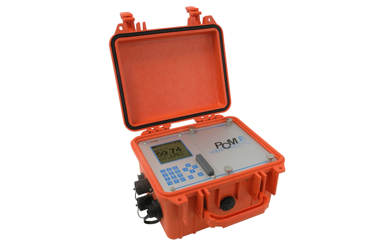 NIVUS PCM F flow meter for temporary flow measurement