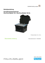 Betriebsanleitung | NivuFlow Mobile 750 / NivuFlow Mobile 750 Ex (Rev. 07)