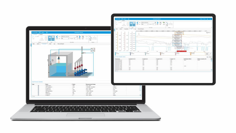 [Translate to English:] Messdatenmanagement mit NIVUS Webportal