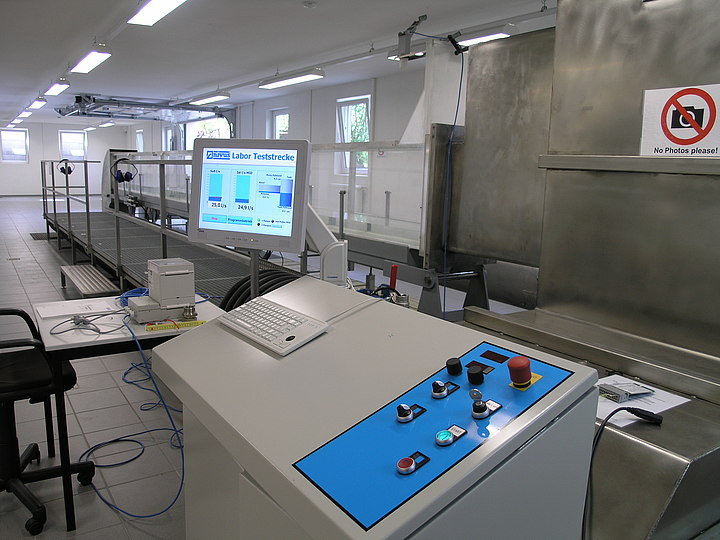 Test lab – test rig for flow measurements