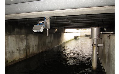 Contactless Flow Measurement on Fish Ladder