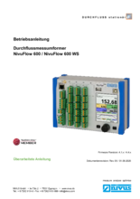 Betriebsanleitung | Durchflussmessumformer NivuFlow 600 / NivuFlow 600 WS (Rev. 05)