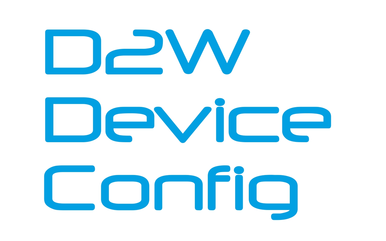 D2W DeviceConfig | Nivus