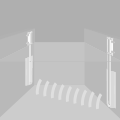 Rod sensors for installation from above water surface